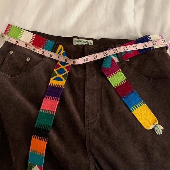 Plus size St. John’s Bay washable suede chocolate brown pants size 16 - Picture 6 of 12